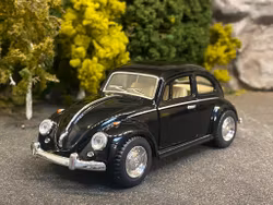 Skala 1/32 Volkswagen Beetle/Bubbla Typ 1 1967' Black fr Kinsmart