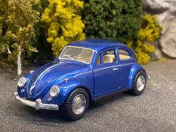 Skala 1/32 Volkswagen Beetle/Bubbla Typ 1 1967' Blue fr Kinsmart