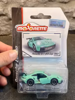 Skala 1/64 fr Majorette - Porsche Edition: Porsche 911 GT3 Cup (992) Mint green
