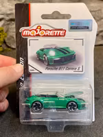 Skala 1/64 fr Majorette - Porsche Edition: Porsche 911 Carrera S, Green