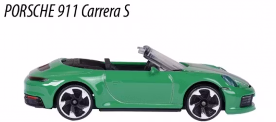 Skala 1/64 fr Majorette - Porsche Edition: Porsche 911 Carrera S, Green