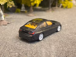 Skala 1/87 H0, BMW Alpina B3 TM, Svart från Herpa