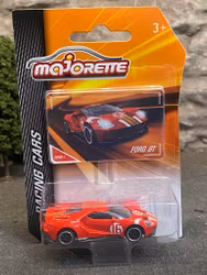 Skala 1/64 fr Majorette - Racing Cars: Ford GT, #16, Red w golden stripes