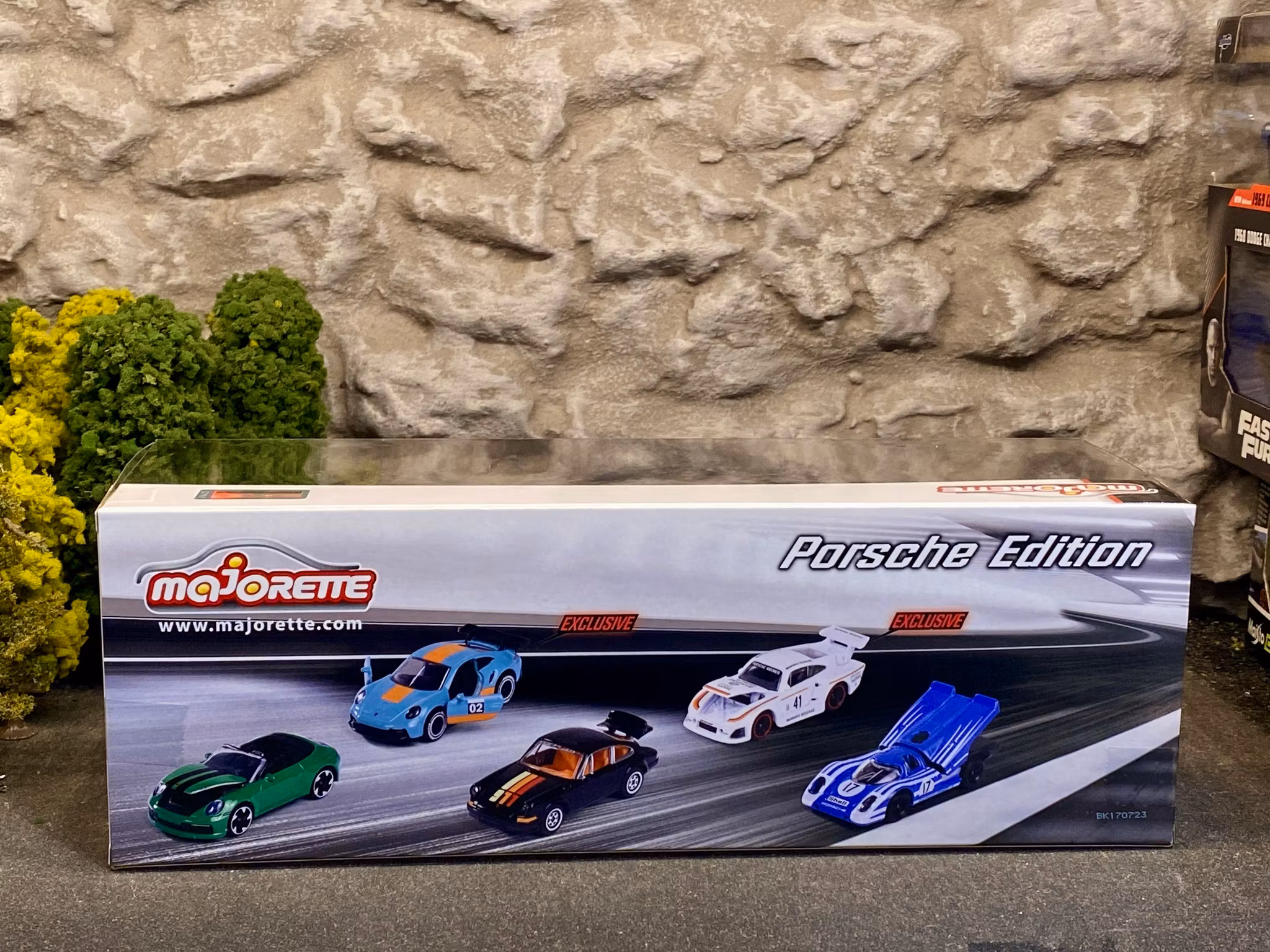 NEW! Skala 1/64 fr Majorette - Porsche Edition 5-pcs Giftpack/Present-set