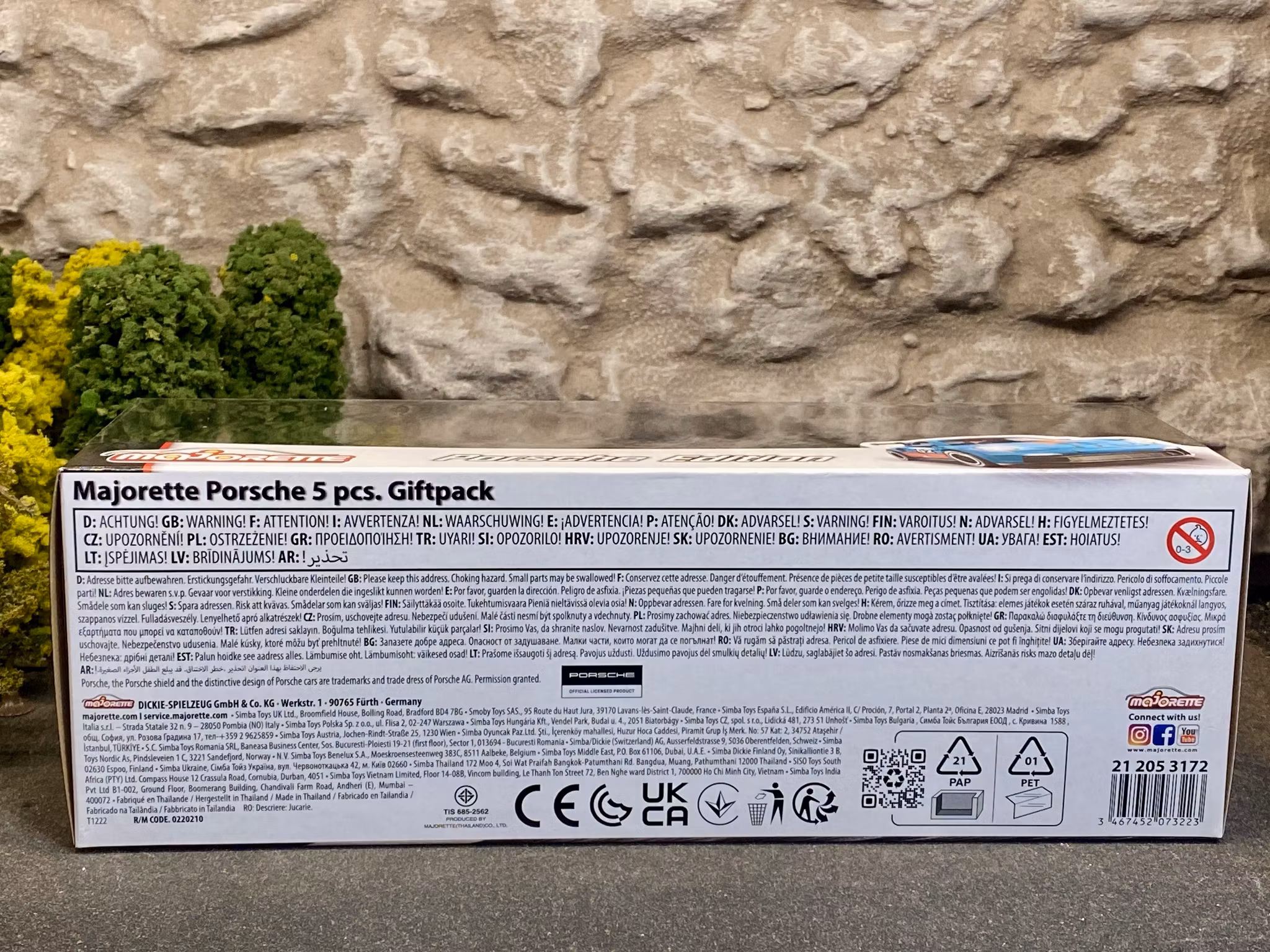 NEW! Skala 1/64 fr Majorette - Porsche Edition 5-pcs Giftpack/Present-set