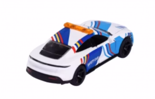 NEW! Skala 1/64 Porsche Taycan Turbo S, Safety Car fr Majorette