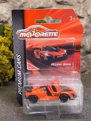 Skala 1/64 fr Majorette - Premium Cars: McLaren Senna, Orange