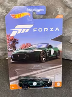 Skala 1/64 Hot Wheels, Forza - Jaguar F-type Project 7 15', British R green
