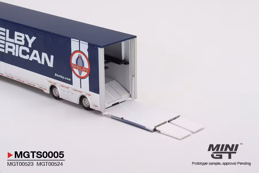 Skala 1/64 Shelby Transporter Set, Western Star 49X + Shelby GT500 SE WB fr MINI GT