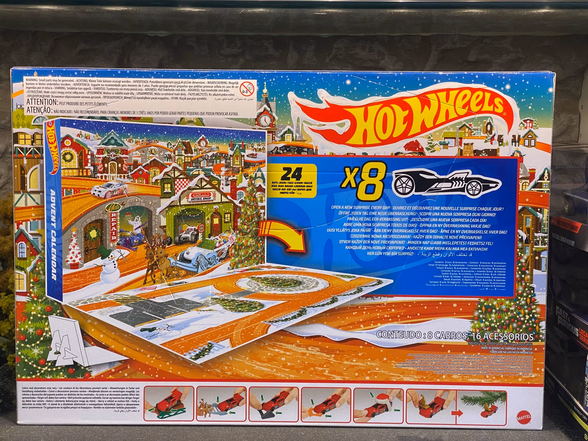 New! Skala 1/64 Hot Wheels - Advent Calender / Julkalender - PASSA PÅ!!!