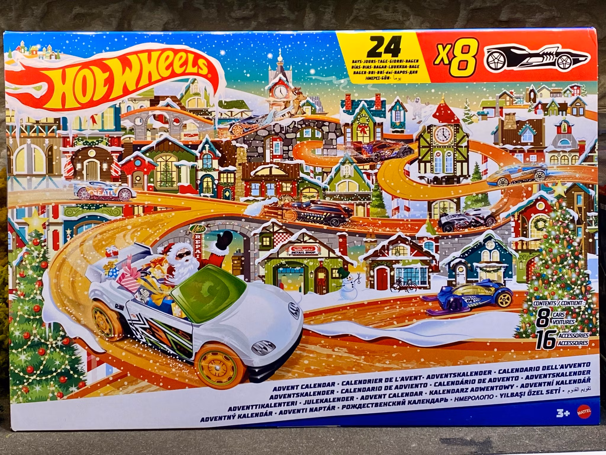 New! Skala 1/64 Hot Wheels - Advent Calender / Julkalender - PASSA PÅ!!!