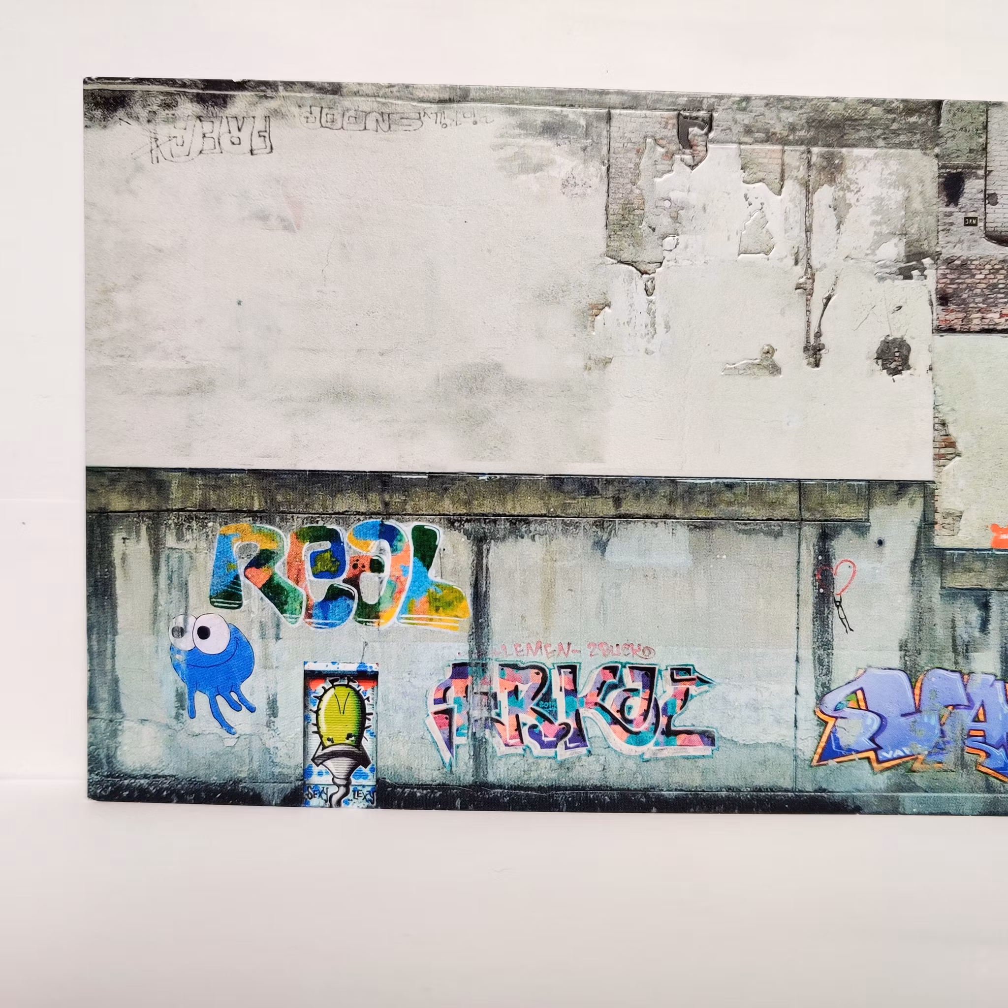 NOCH 56669 Industriväggar Graffiti/Industri walls - 3D Cardboard Sheet 25x12,5 cm f H0 & TT