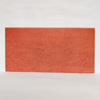 NOCH 56690 röda plattor/Plain Tile, red - 3D Cardboard Sheet 25x12,5 cm f H0 & TT