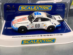 Skala 1/32 Scalextric Slotcar: Porsche 911 Carrera RSR 3,0, Le Mans 75'