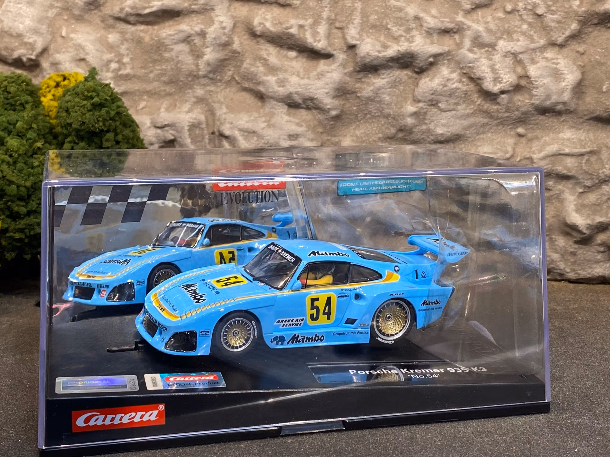 Skala 1/32 Analog bil t bilbana fr Carrera: Porsche Kremer 935 K3 #54