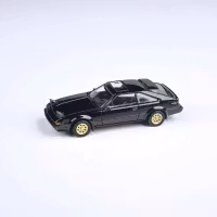 Skala 1/64 1984 Toyota Celica Supra XX Black, Lights up fr Para64