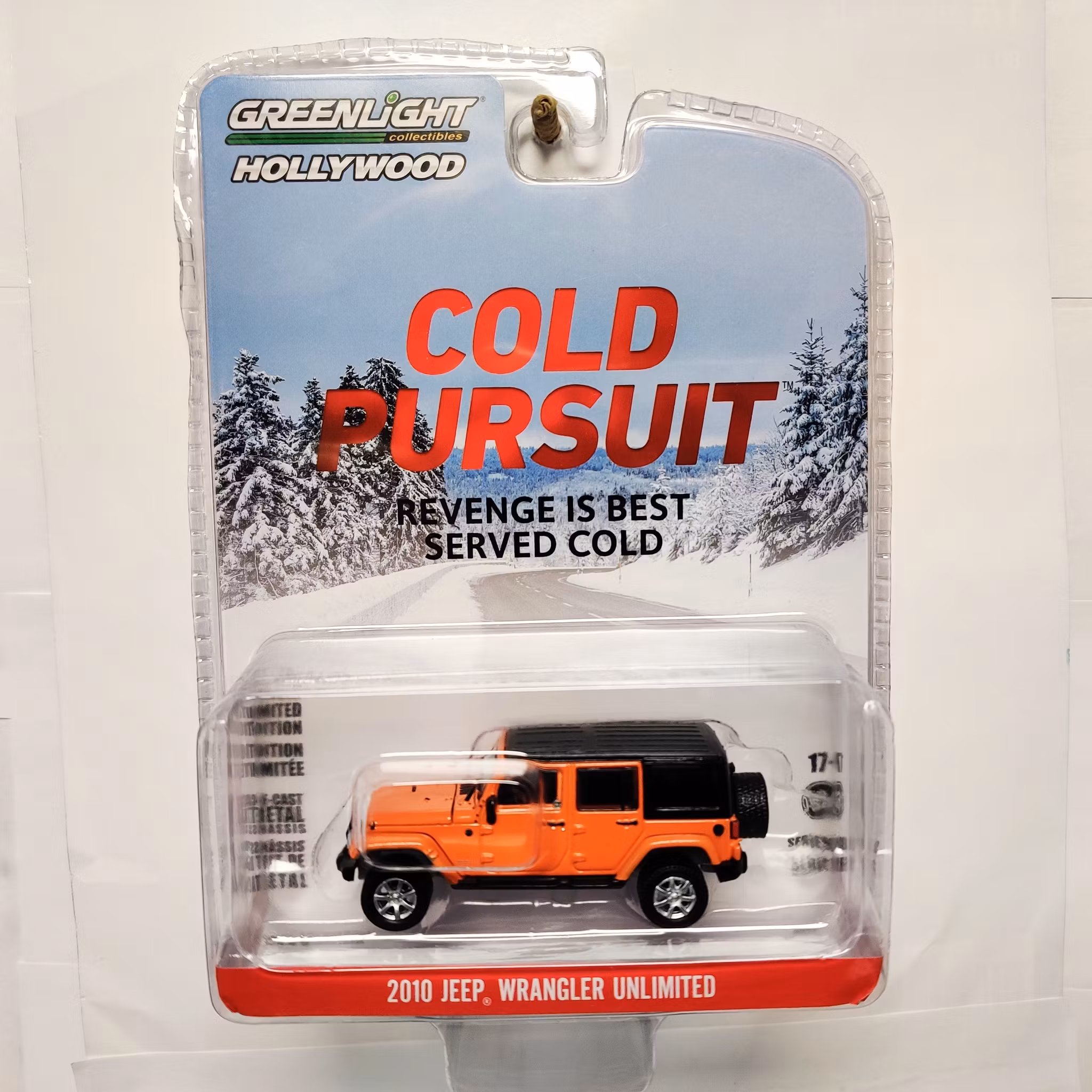 Skala 1/64 Greenlight Hollywood "Cold Pursuit" 2010 Jeep Wrangler Unlimited