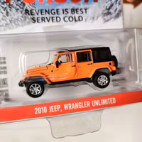 Skala 1/64 Greenlight Hollywood "Cold Pursuit" 2010 Jeep Wrangler Unlimited