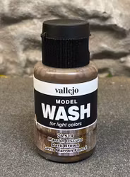 Vallejo Model Wash 35ml Dark brown for light colors, 76514