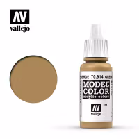 Vallejo Model Color, akrylfärg flaska 17ml: Green Ochre 70914