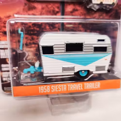 Skala 1/64 Greenlight "Hitched Homes" 1958 Siesta Travel Trailer S14