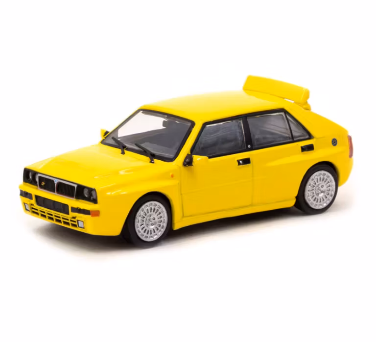 Skala 1/64 - Lancia Delta HF Integrale, Yellow fr Tarmac Works