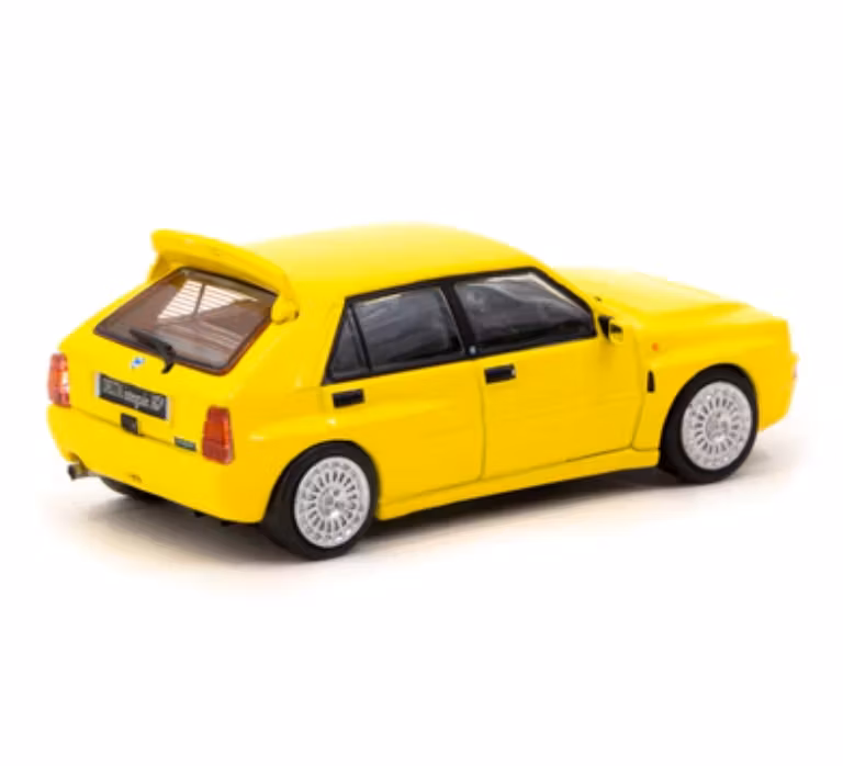 Skala 1/64 - Lancia Delta HF Integrale, Yellow fr Tarmac Works