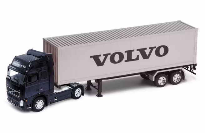 Skala 1/32 Transporter VOLVO FH12 w trailer Dark blue fr WELLY