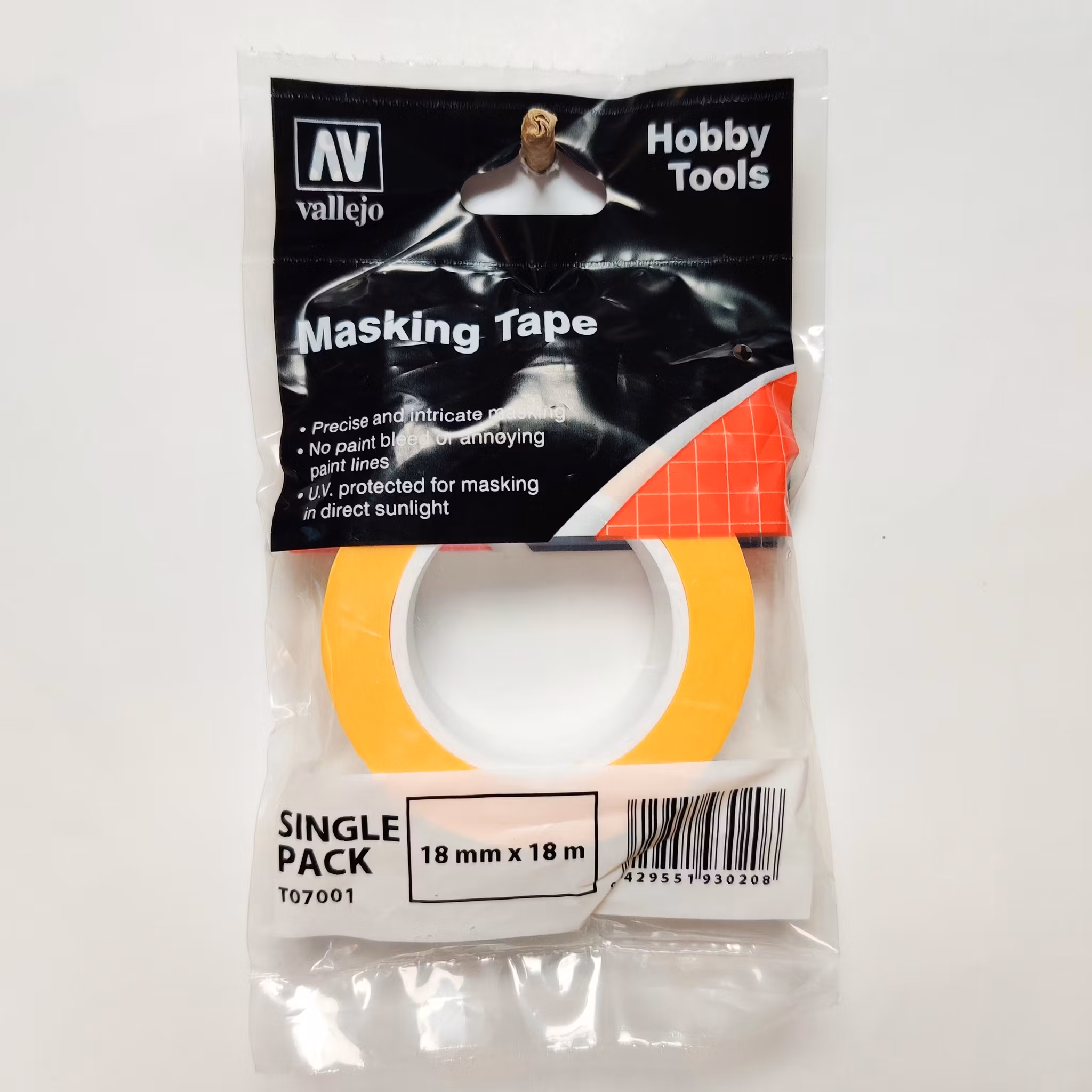 Vallejo Precision Masking Tape 18mm x 18m - single pack T07001