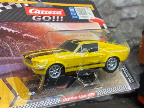 Skala 1/43 Analogue slotcar fr Carrera GO: Ford Mustang 67', Yellow