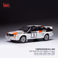 Skala 1/18 AUDI QUATTRO #3 H.Mikkola / A.Hertz Win 82' fr IXO Models