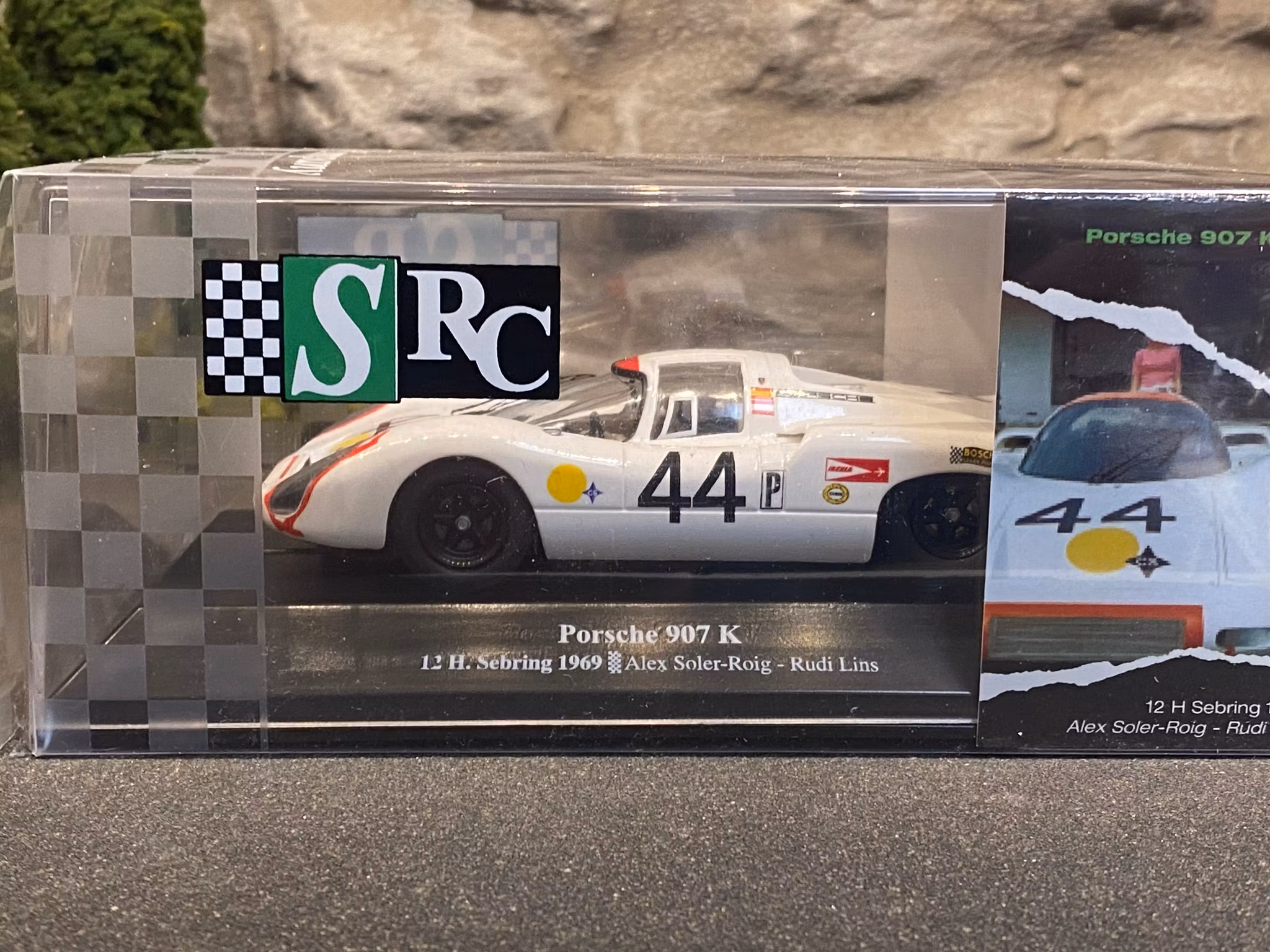 Skala 1/32 An. Slotcar fr SRC: Porsche 907K #44 12 H Sebring 1969