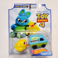Skala 1/64 Hot Wheels Premium, Duck and Bunny - Pixar Toy Story 4