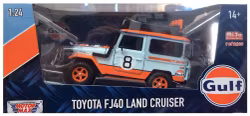 Skala 1/24: Toyota FJ40 Land Cruiser "GULF" fr MotorMax MiJo Limited Edition