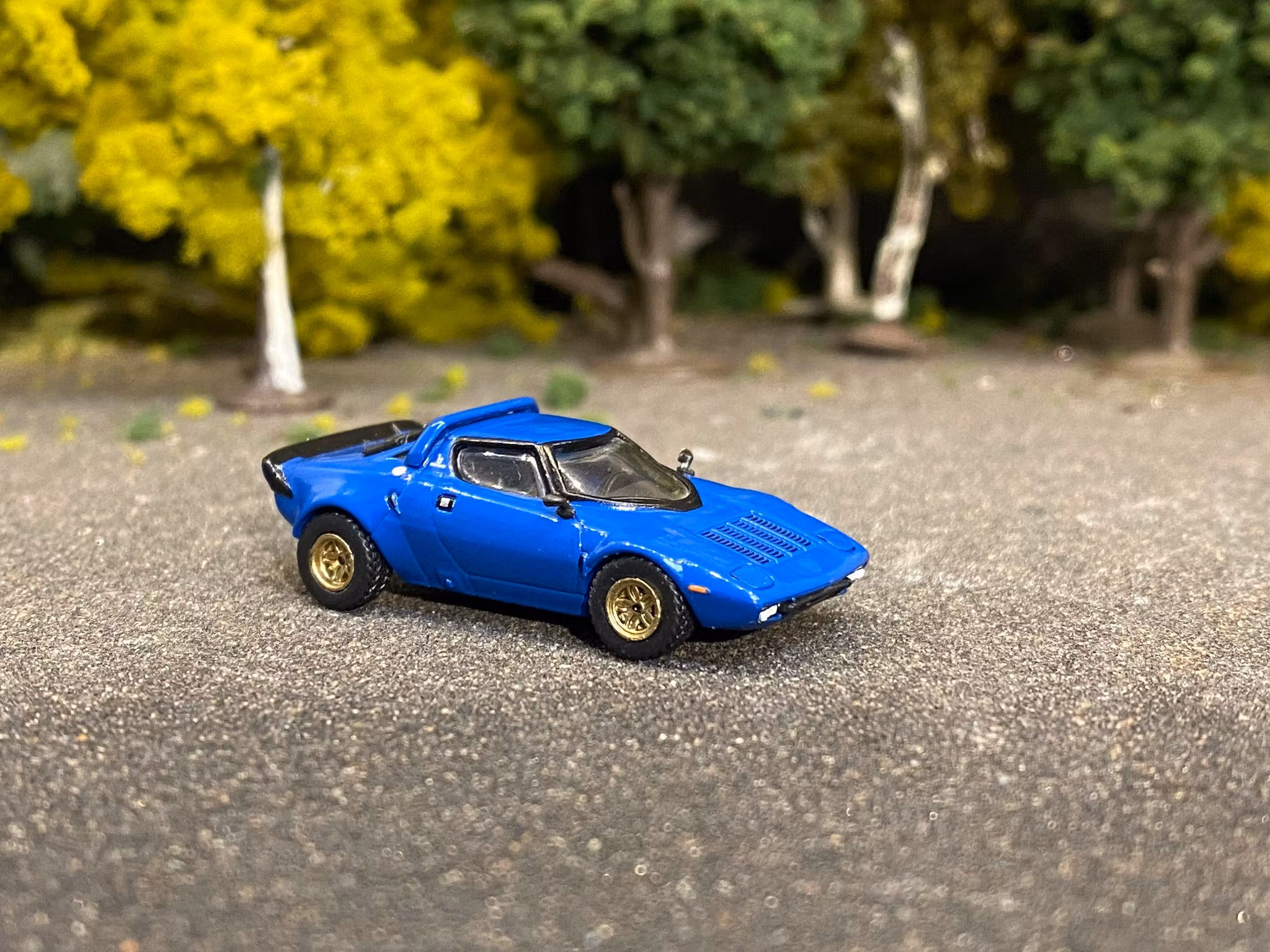 Skala 1/87 - Lancia Stratos HF, Blue fr Brekina