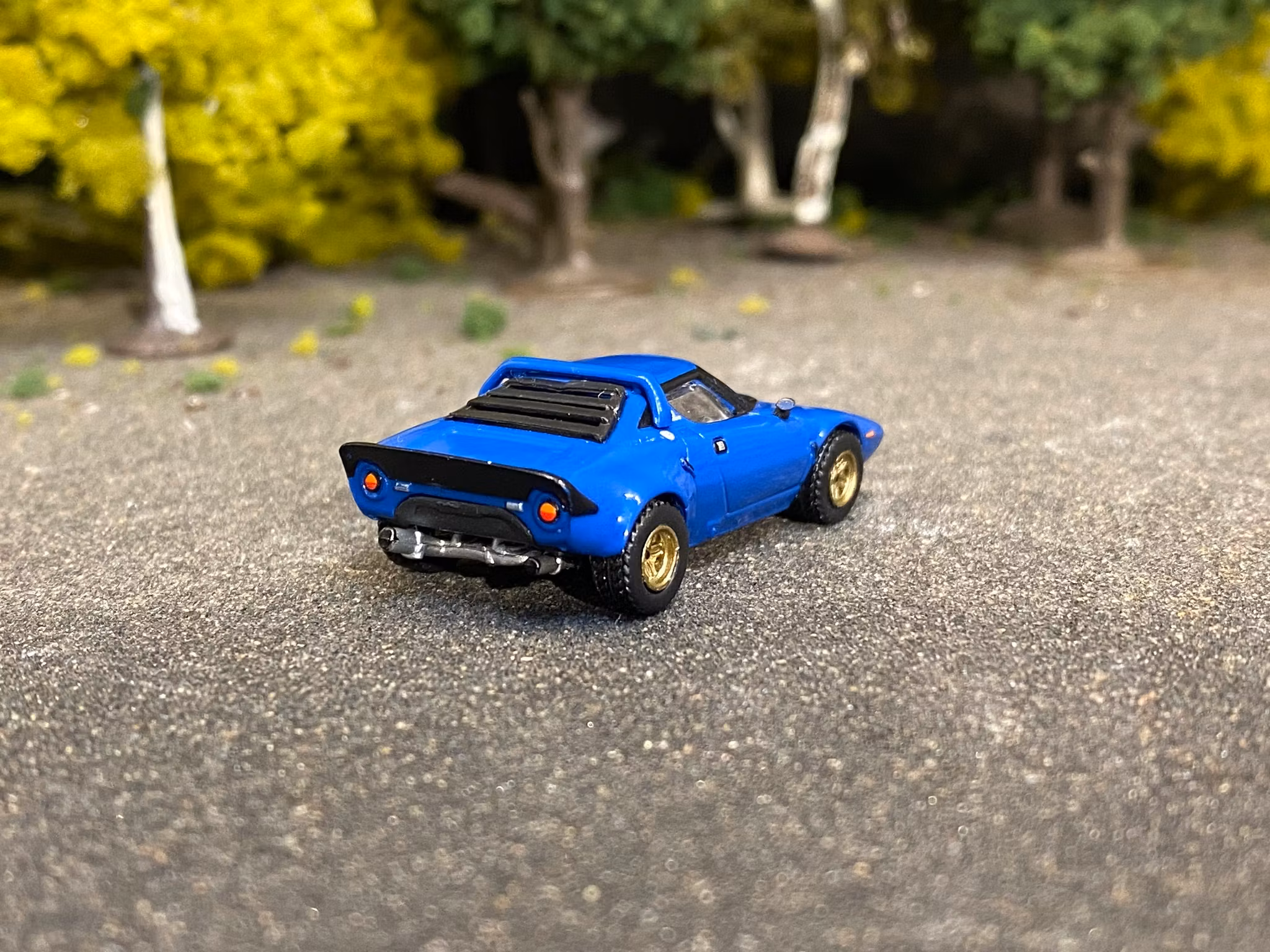 Skala 1/87 - Lancia Stratos HF, Blue fr Brekina
