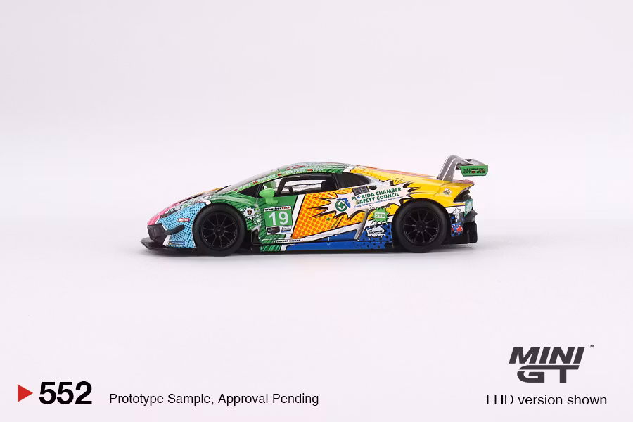 Skala 1/64 Lamborghini Huracán GT3 EVO, Daytona 24 Hrs fr MINI GT