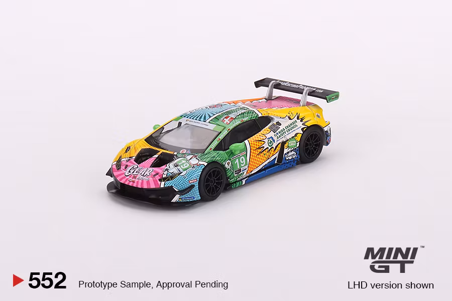 Skala 1/64 Lamborghini Huracán GT3 EVO, Daytona 24 Hrs fr MINI GT