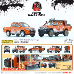 Skala 1/64 Isuzu D-max 2018 Orange w acc LHD fr BM Creations