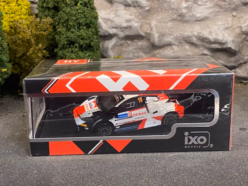 Skala 1/43 Toyota GR Yaris Rally1 #18, Rally Estonia 2022 HY fr IXO Models