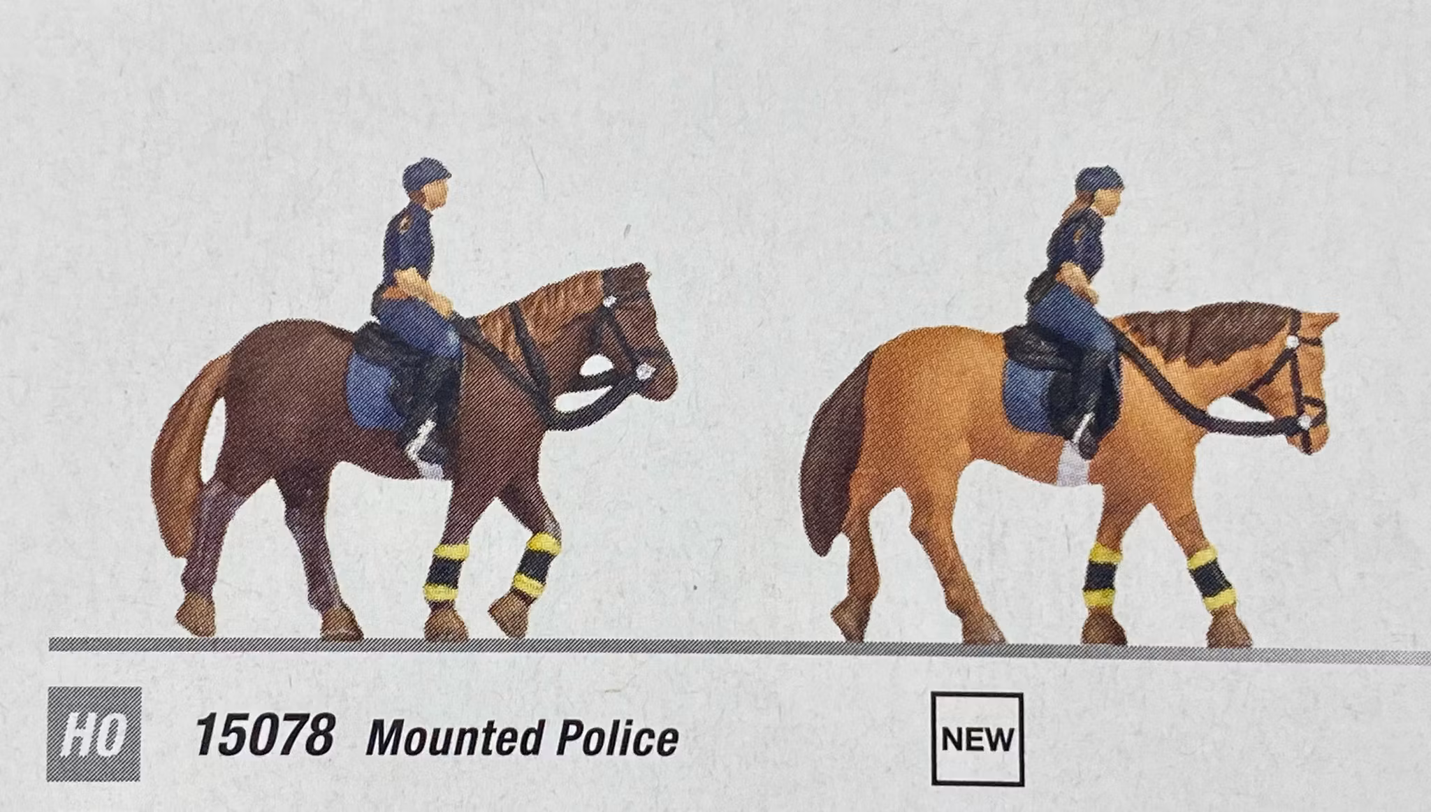 NOCH 15078 Skala H0, Figurer Poliser på hästar/Figures Polices on horses