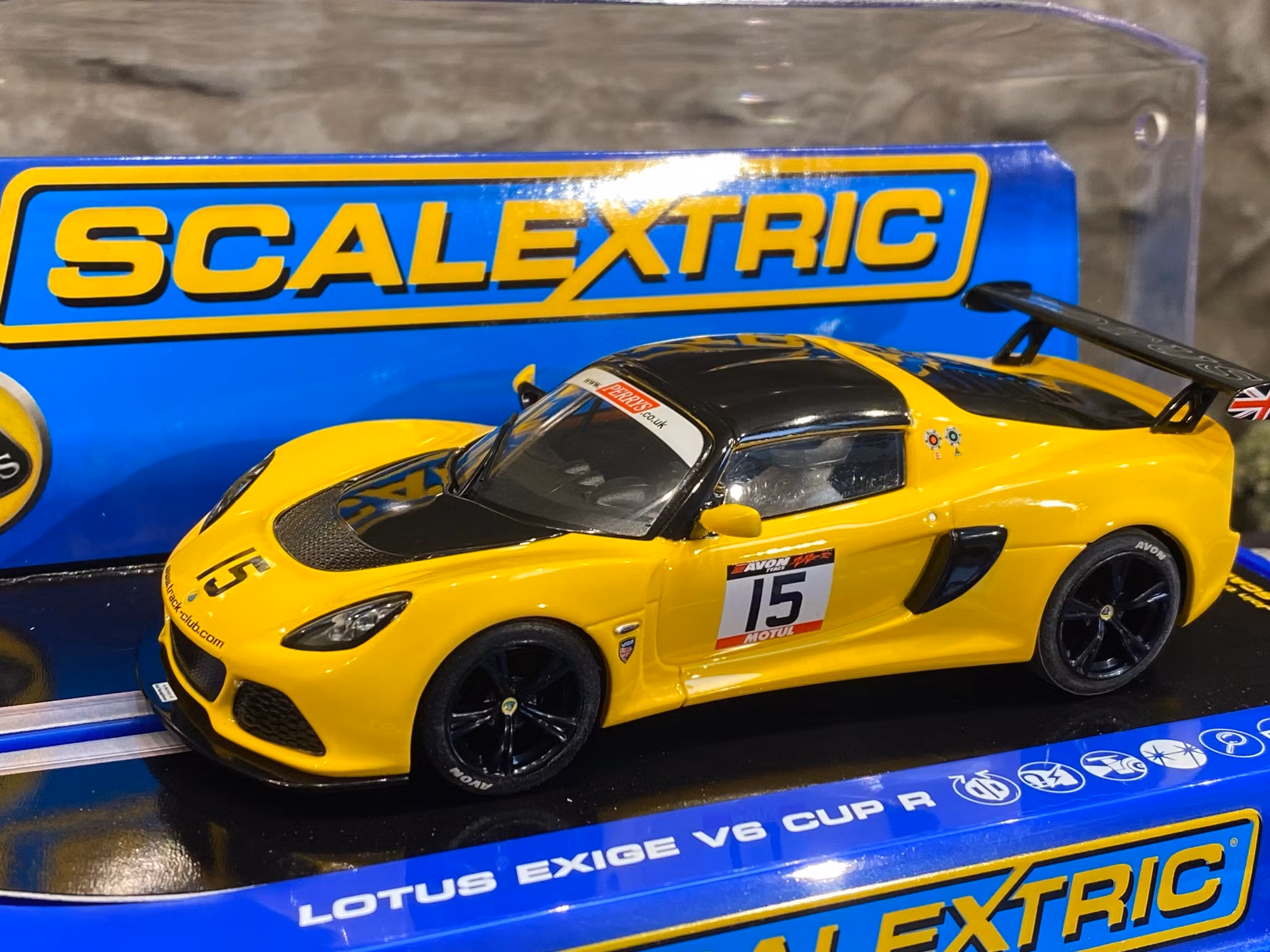 Skala 1/32 Analogue Slotcar: Lotus Exige V6 Cup R, Yellow fr Scalextric