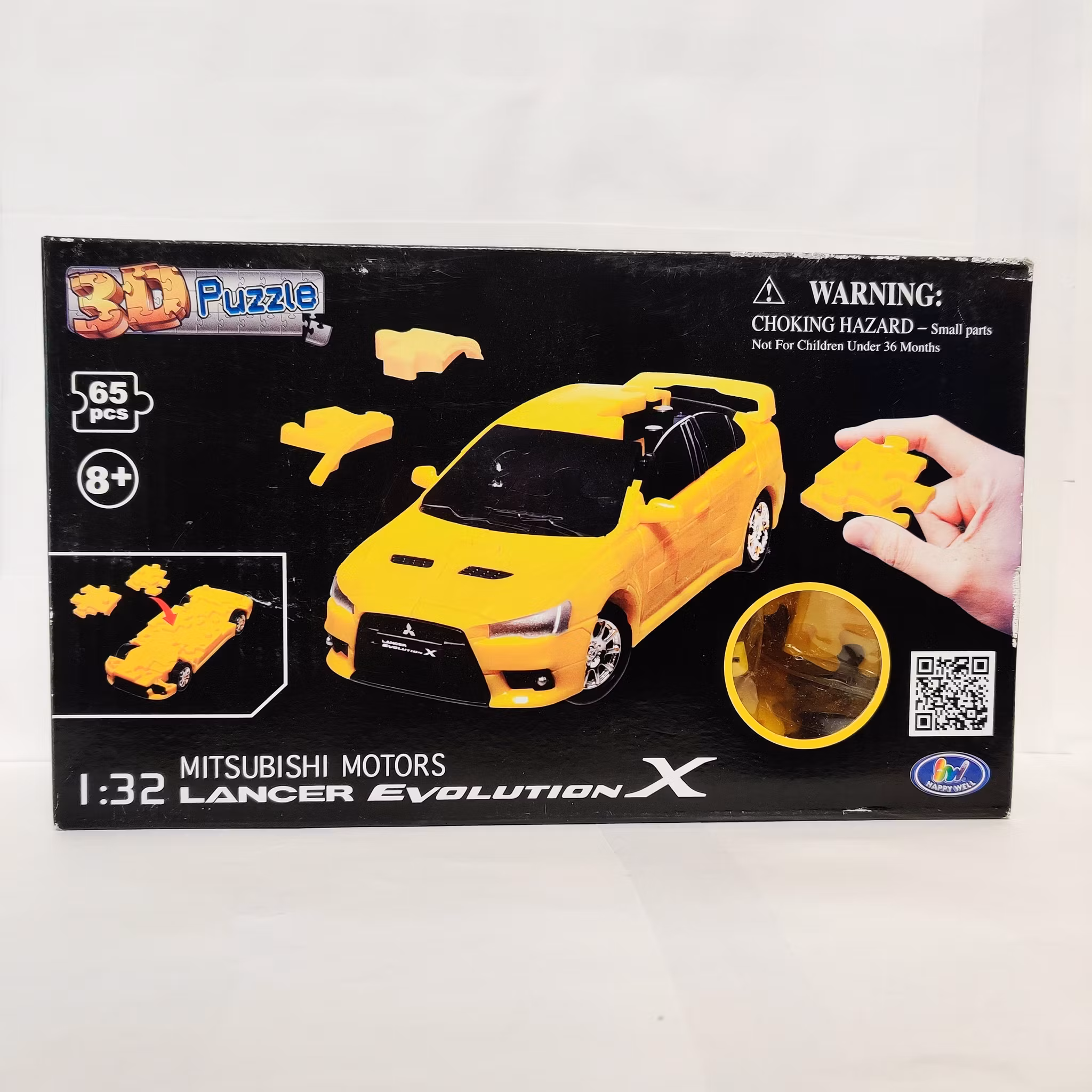 Skala 1/32 3d Pussel/puzzle Mitsubishi MotorsLancer Evolution X, 65 bitar/pcs