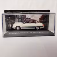 Skala 1/43 Panhard Dyna Grand Standing 1958 - vit & blå/ white & blue