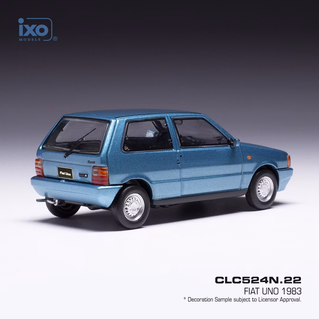 Skala 1/43 FIAT UNO, blå/blue 83' metalic, fr IXO models