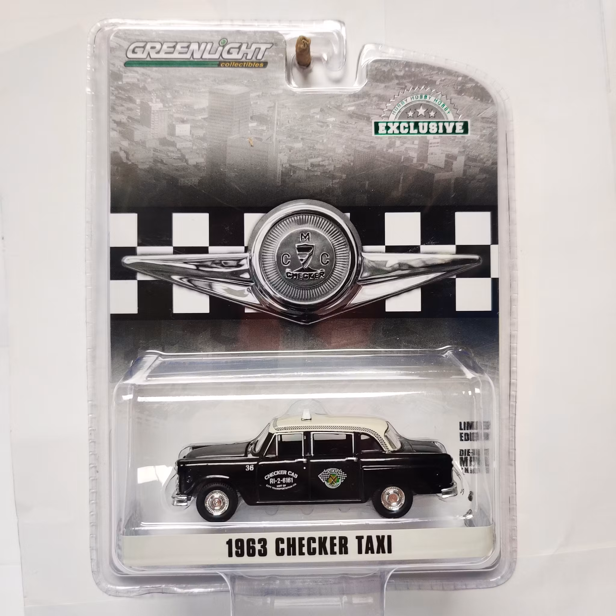 Skala 1/64 Greenlight Excl. Checker TAXI 1963