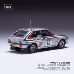 Skala 1/43 Vauxhall Chevette 2300 HSR #18 Rally 80' McRae, fr IXO models