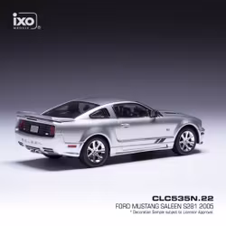 Skala 1/43 FordMustang Saleen S281 2005, Silver fr IXO models
