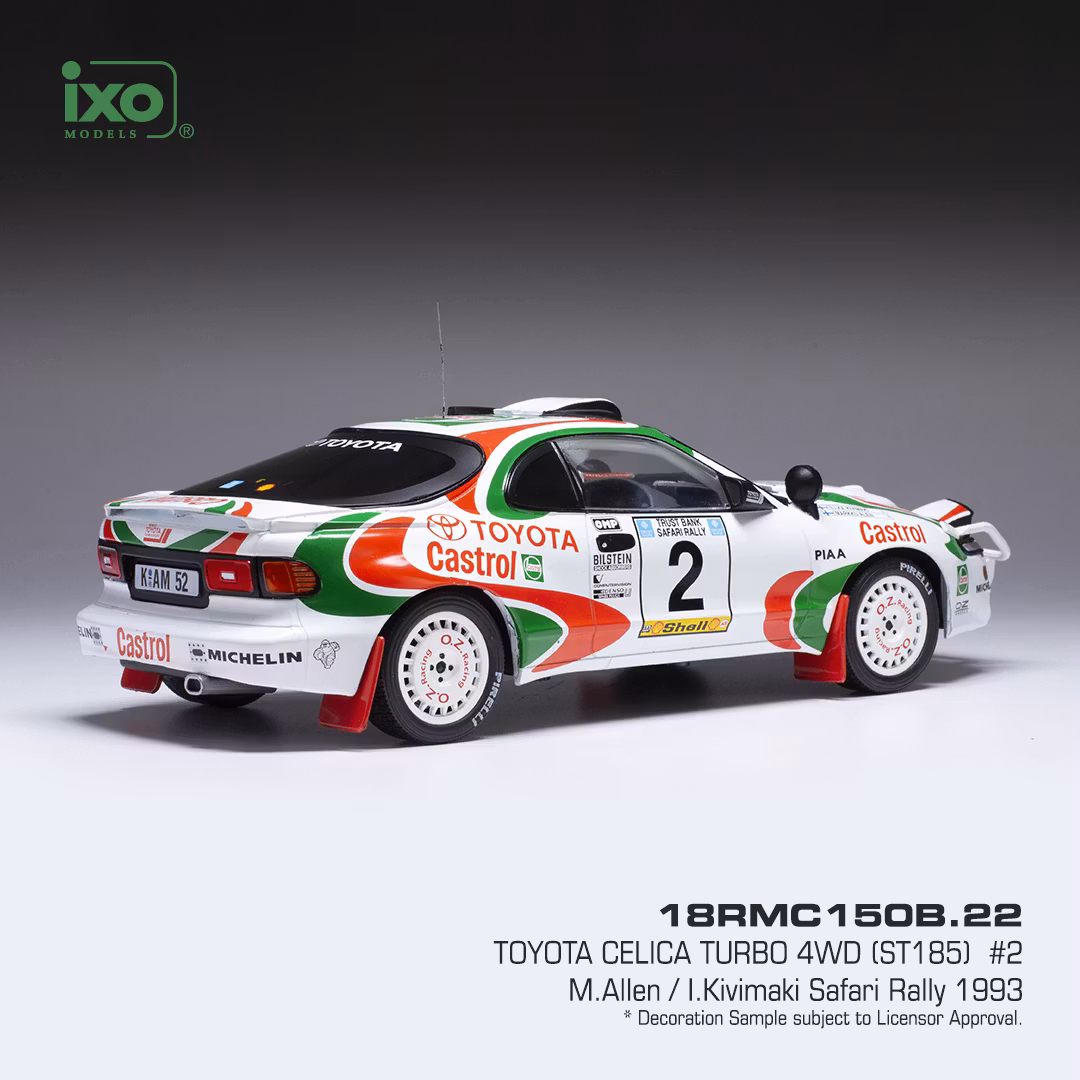 Skala 1/18 Toyota Celica Turbo 4x4 #2 Safari rally 1983 fr IXO Models