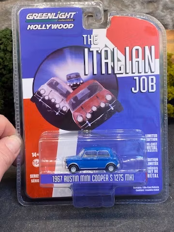 Skala 1/64 Austin Mini Cooper S 1275 Mk1 67 The Italian Job - GreenLight